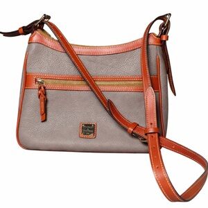 Dooney & Bourke Pebble Grain Crossbody 25 Gray | Timeless Minimalist City Chic
